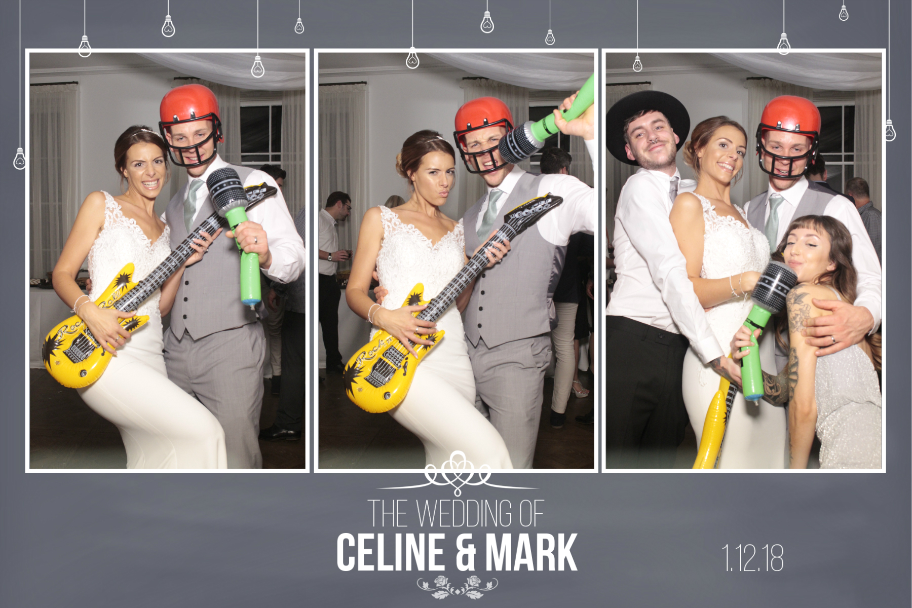 Mark and Celine's Wedding | View more photos from the event at gallery.myphotoboothexperience.co.uk/u/MyPhotoBoothExperienceLtd/Mark-and-Celines-Wedding
